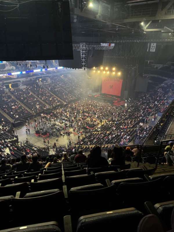 Target Center, section: 237, row: U, seat: 4