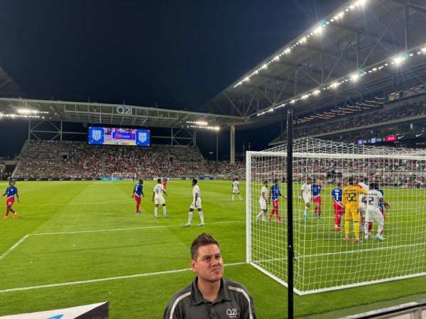 q2 stadium, section: 124, row: 1, seat: 1