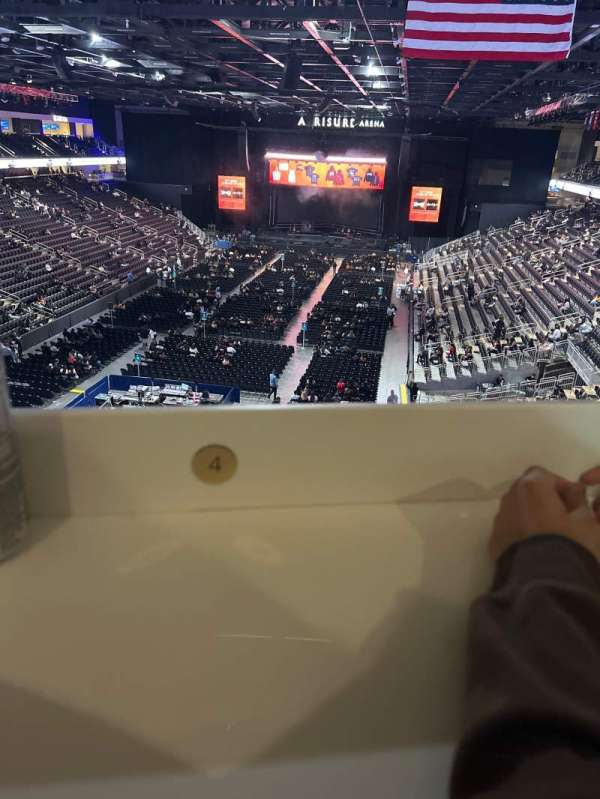 Acrisure Arena, section: 201, row: DR, seat: 4
