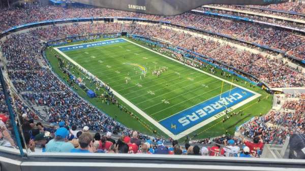 SoFi Stadium, section: 523, row: 1, seat: 12