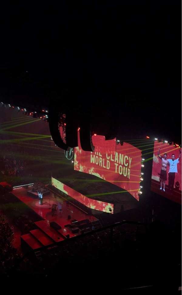 Target Center, section: 231, row: K, seat: 4