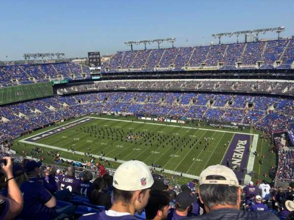 M&T Bank Stadium, section: 522, row: 18, seat: 12