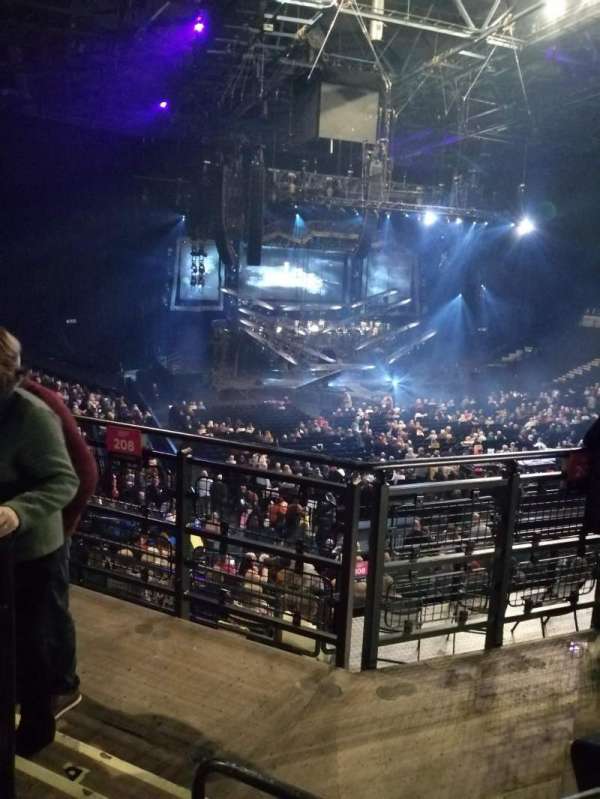 Utilita Arena Sheffield, section: 209, row: D, seat: 1