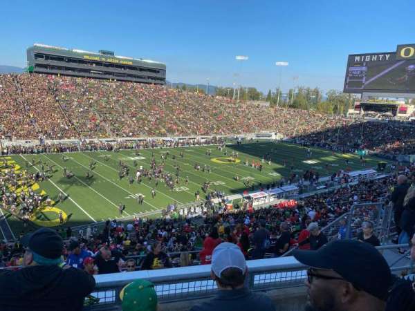 Autzen Stadium, section: 36, row: 47, seat: 17