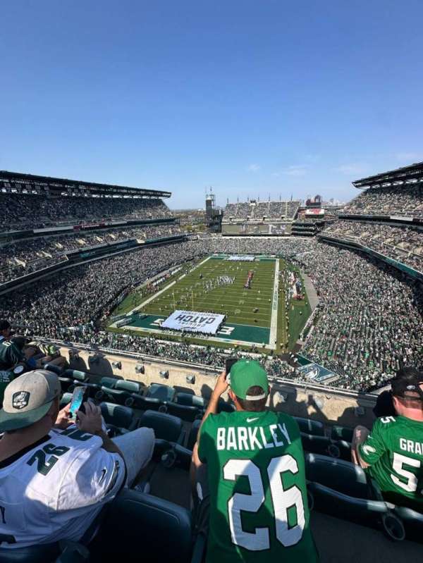 Lincoln Financial Field, section: 214, row: 8, seat: 6