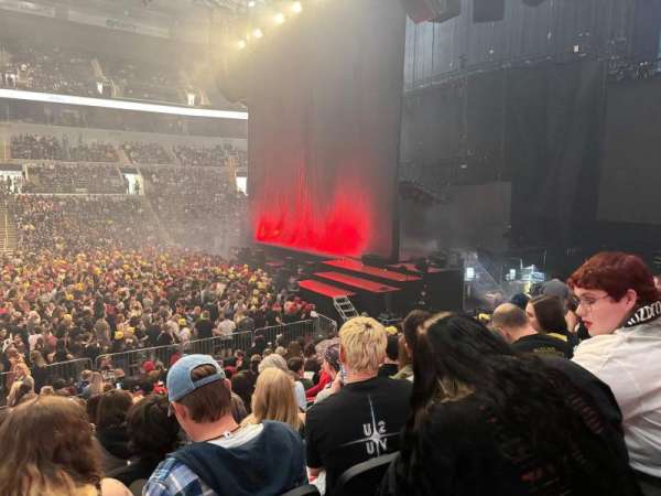 Enterprise Center, section: 102, row: P, seat: 18