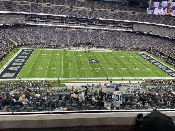 Allegiant Stadium, section: 414, row: 2, seat: 7
