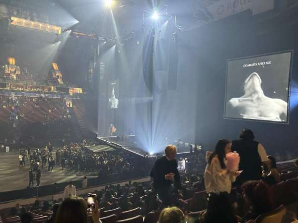 Rogers Arena, section: 105, row: 22, seat: 103
