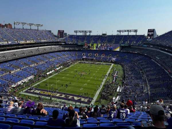 M&T Bank Stadium, section: 537, row: 25, seat: 10