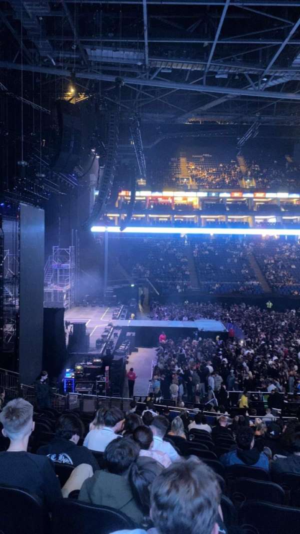 The O2, London, section: 101, row: Z, seat: 18