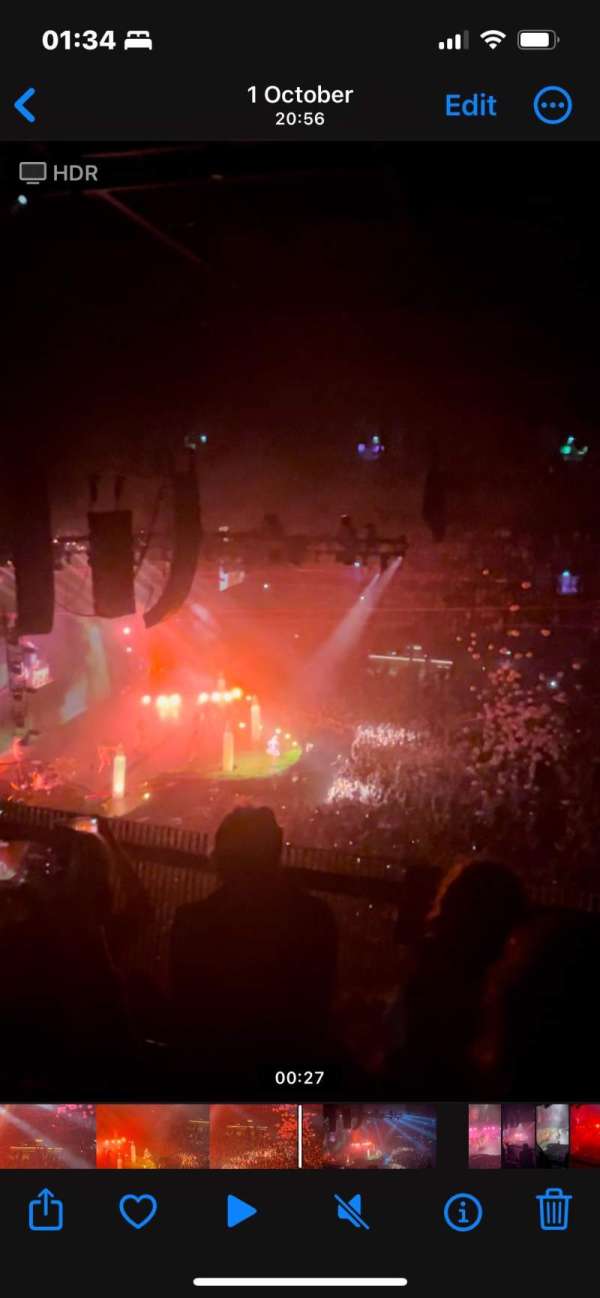 Ziggo Dome, section: 212, row: 3, seat: 411