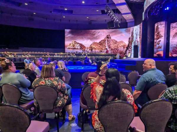 Rio Showroom, row: D, seat: 14