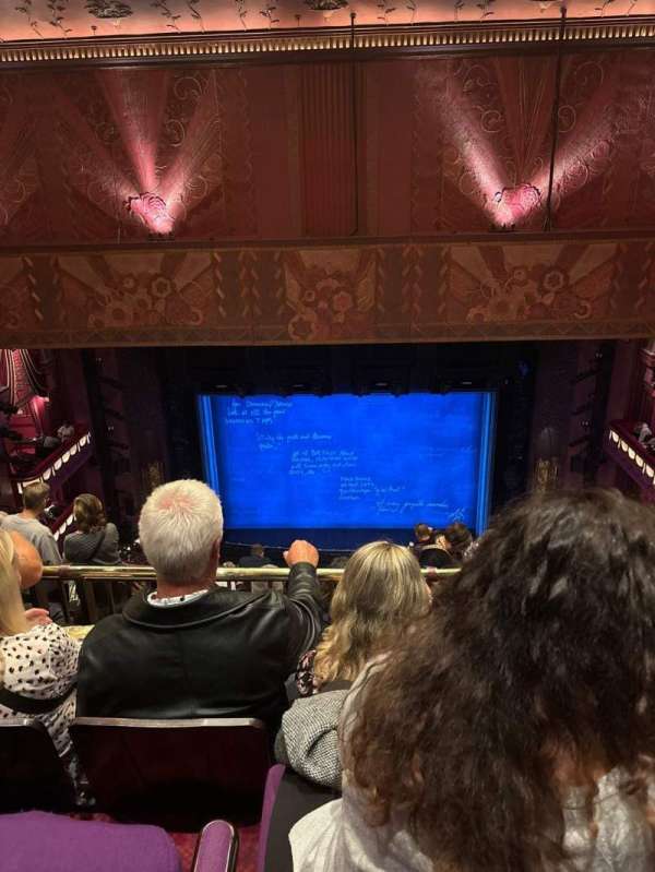 Prince Edward Theatre, section: Grand Circle, row: H, seat: 15