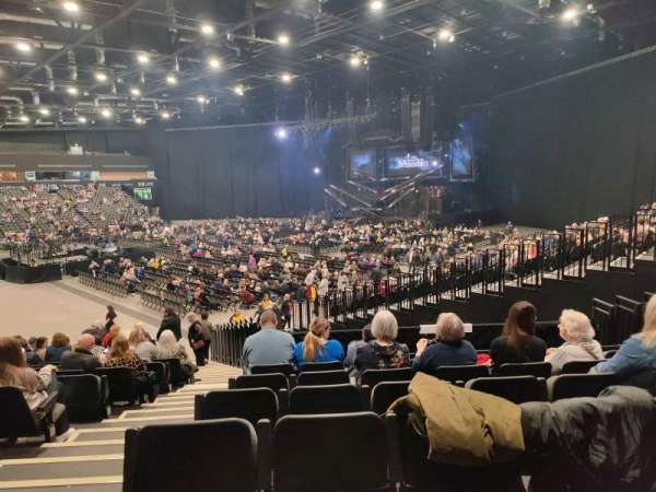 P&J Live, section: 105, row: R, seat: 8