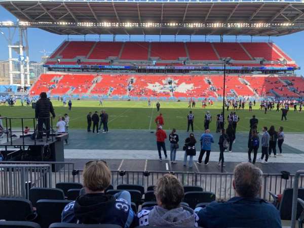 BMO Field, section: 123, row: 6, seat: 32