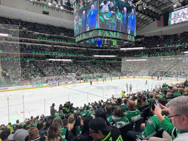 American Airlines Center, section: 109, row: R, seat: 7