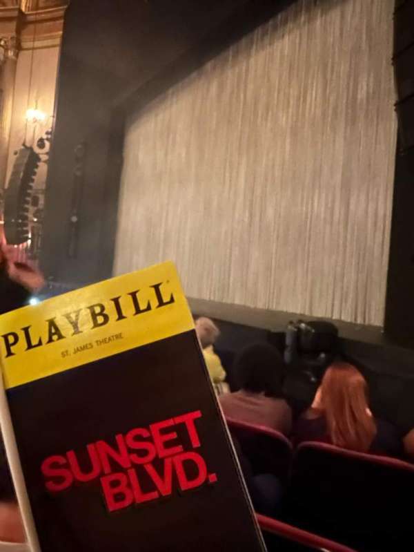 St. James Theatre, section: Orchestra R, row: E, seat: 14