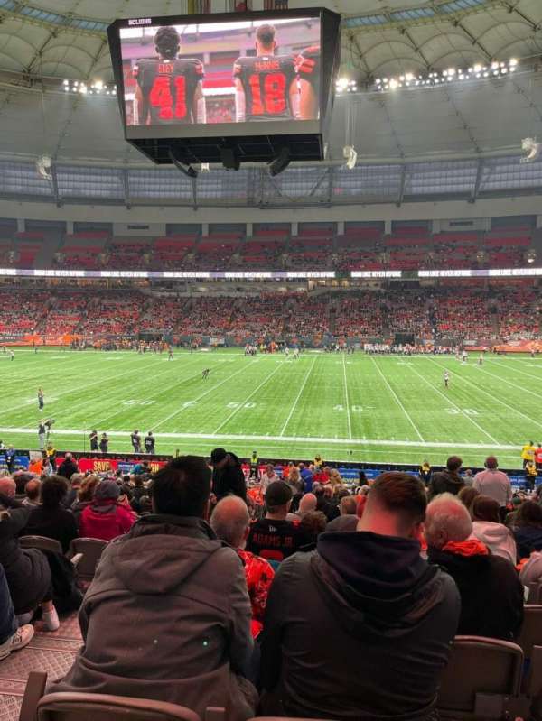 BC Place, section: 240, row: CC, seat: 1