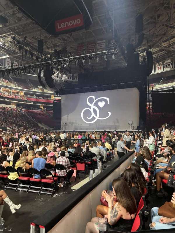 Lenovo Center, section: 122, row: B, seat: 1