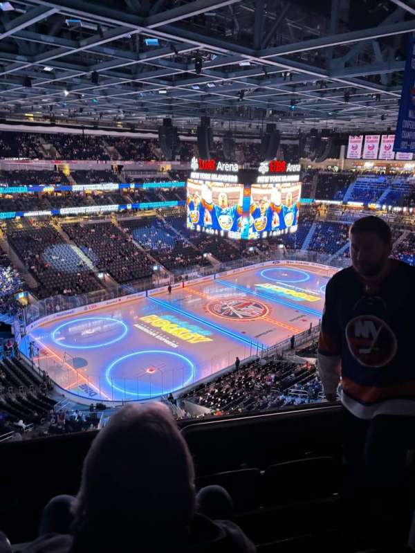 UBS Arena, section: 310, row: 4, seat: 3