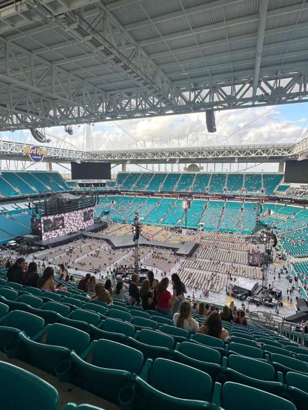 Hard Rock Stadium, section: 343, row: 29, seat: 3-4