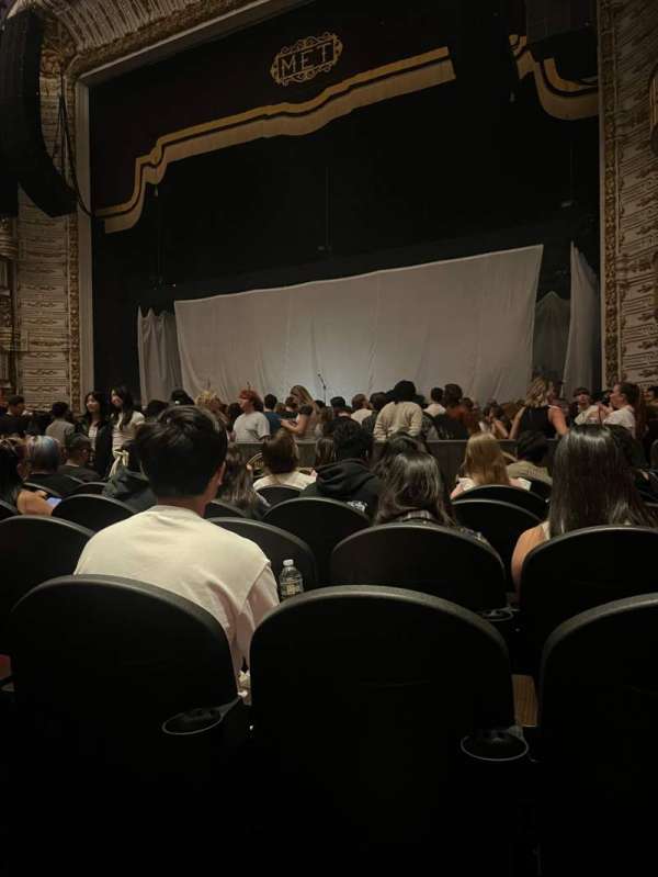 The Met Philadelphia, section: Orchestra 1, row: NN, seat: 7