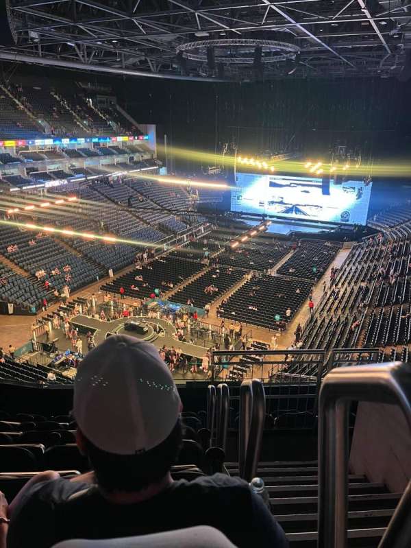The O2, London, section: 414, row: G, seat: 769