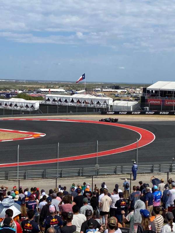 Circuit of the Americas, section: 2, row: 3, seat: 11