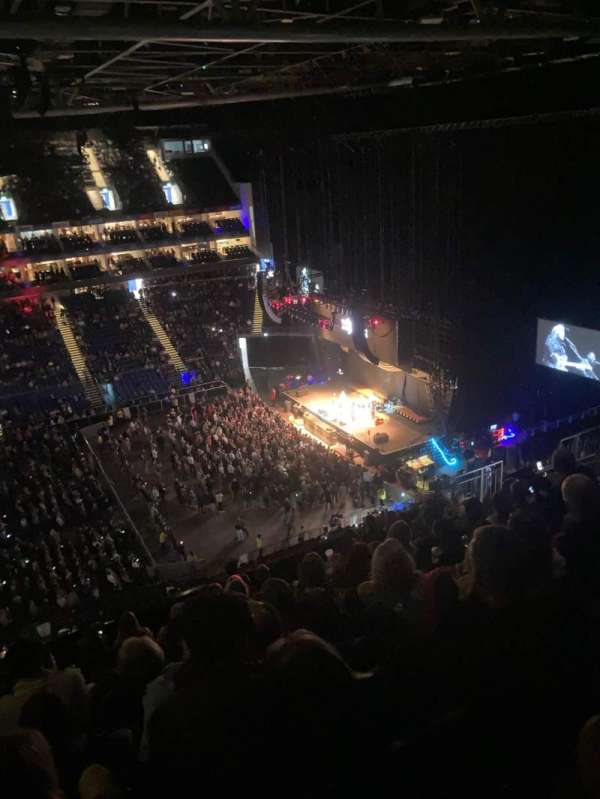 The O2, London, section: 419, row: L, seat: 916