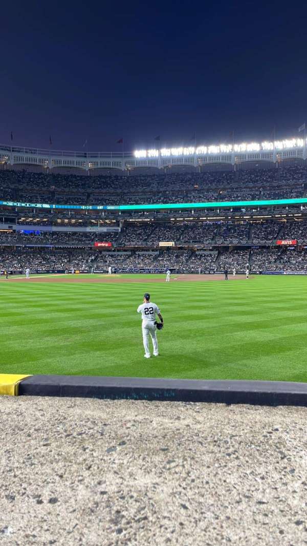 Yankee Stadium, section: 104, row: 1, seat: 10