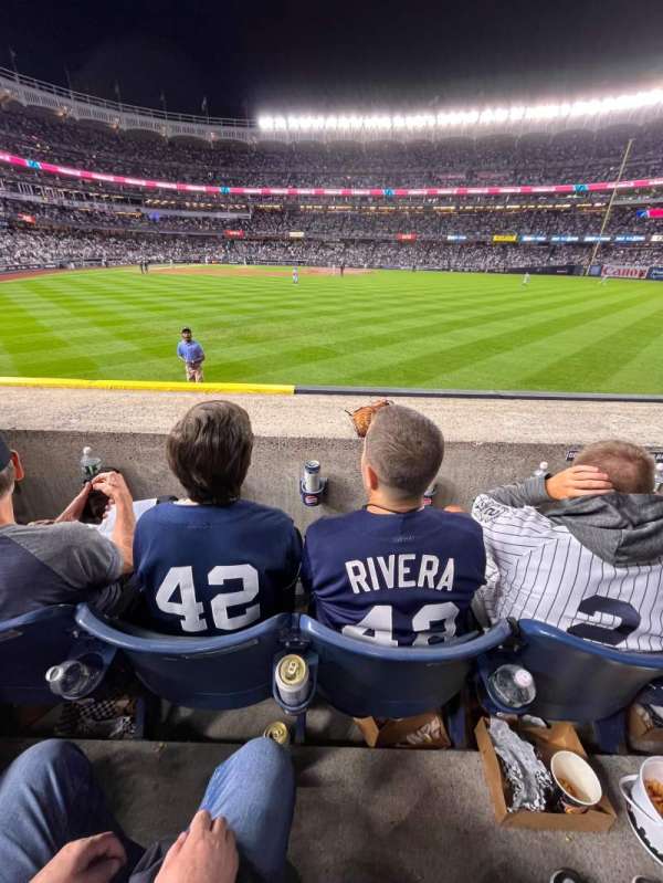 Yankee Stadium, section: 104, row: 1, seat: 10