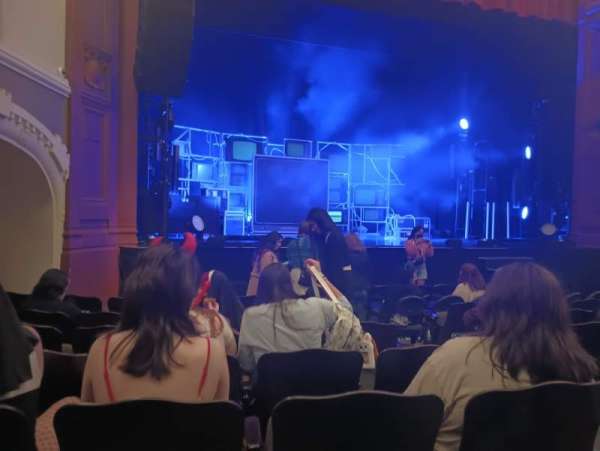 Moore Theatre, section: Main L, row: H, seat: 3