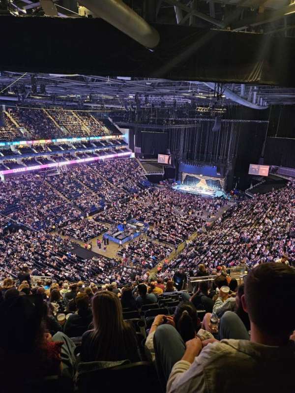 The O2, London, section: 415, row: Q, seat: 173