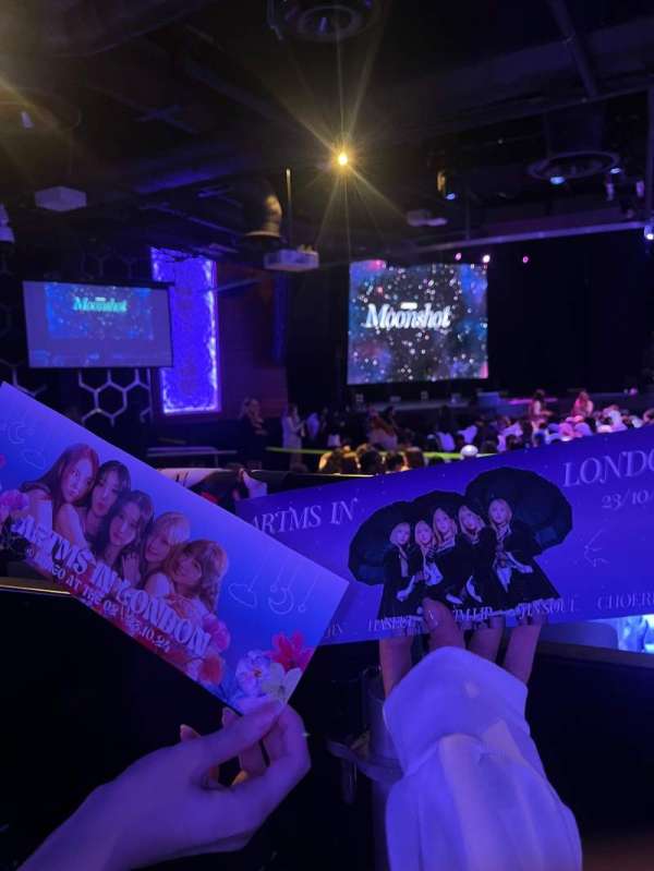 indigo at the O2, section: DDA, row: A, seat: 1