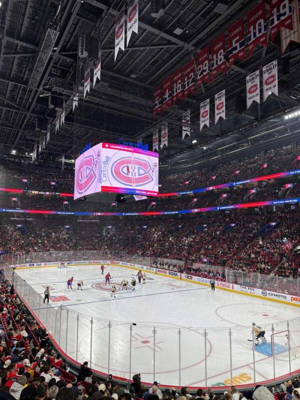 Centre Bell, section: 109, row: L, seat: 3