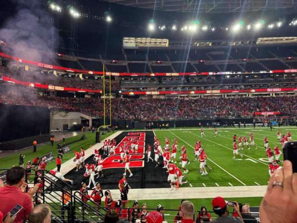 Allegiant Stadium, section: 117, row: 5, seat: 9