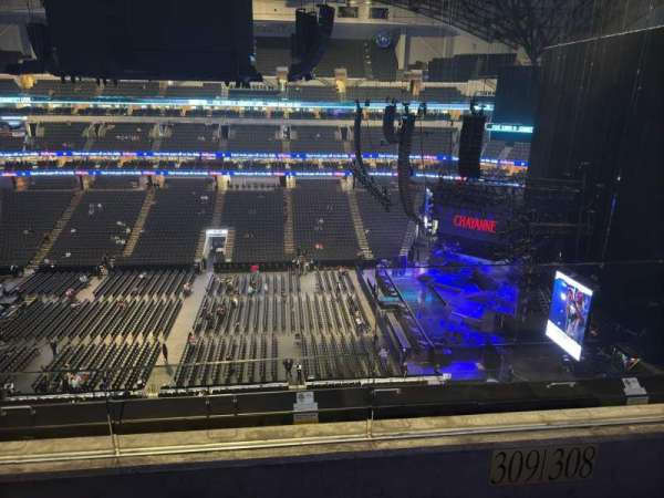 American Airlines Center, section: 309, row: B, seat: 1