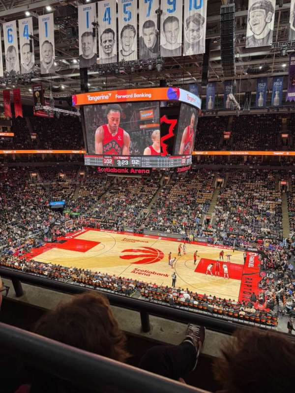 Scotiabank Arena, section: 308, row: 2, seat: 9