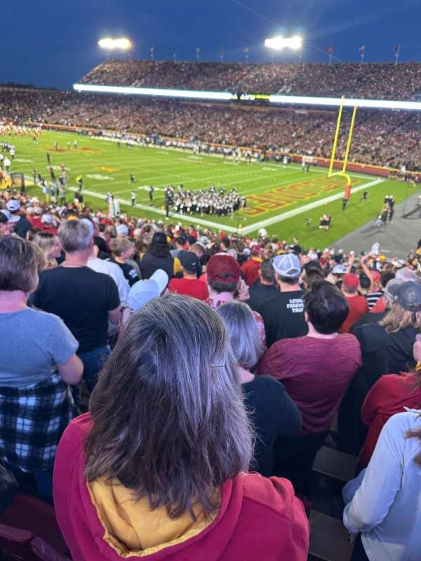 Jack Trice Stadium, section: 16, row: 34, seat: 9
