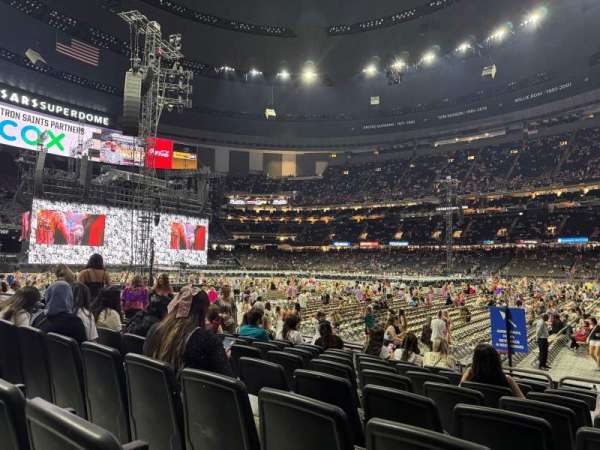 Caesars Superdome, section: 111, row: 8, seat: 6