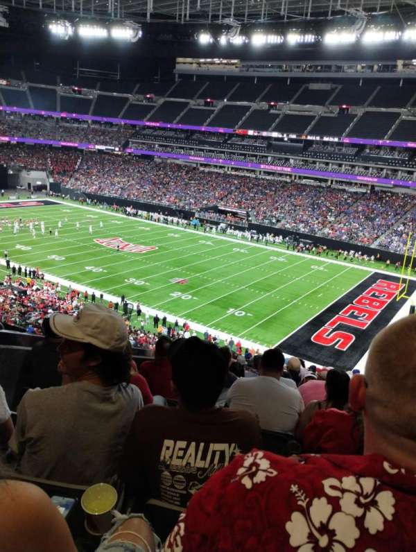 Allegiant Stadium, section: 208, row: 13, seat: 6