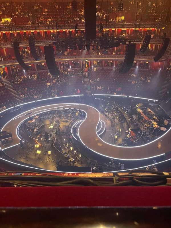 Royal Albert Hall, section: Rausing Circle X, row: 1, seat: 83
