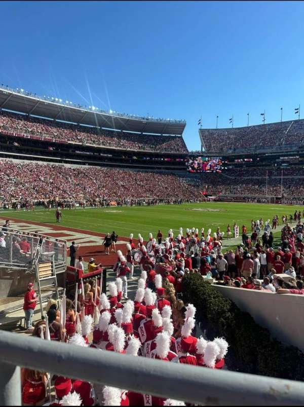 Bryant-Denny Stadium, section: N, row: 17, seat: 18