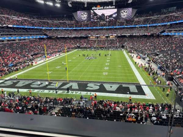 Allegiant Stadium, section: 248, row: 1, seat: 8