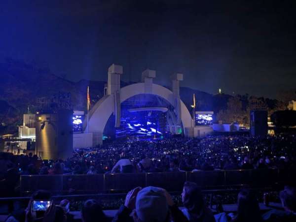 Hollywood Bowl, section: K2, row: 4, seat: 109