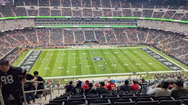 Allegiant Stadium, section: 439, row: 10, seat: 23