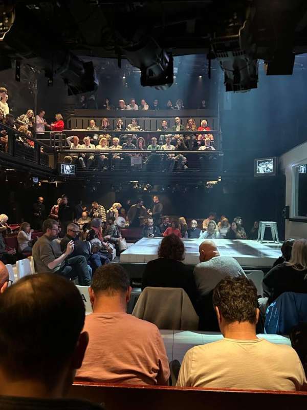 Donmar Warehouse, section: Stalls, row: D, seat: 3