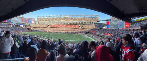 Gillette Stadium, section: 128, row: 35, seat: 23