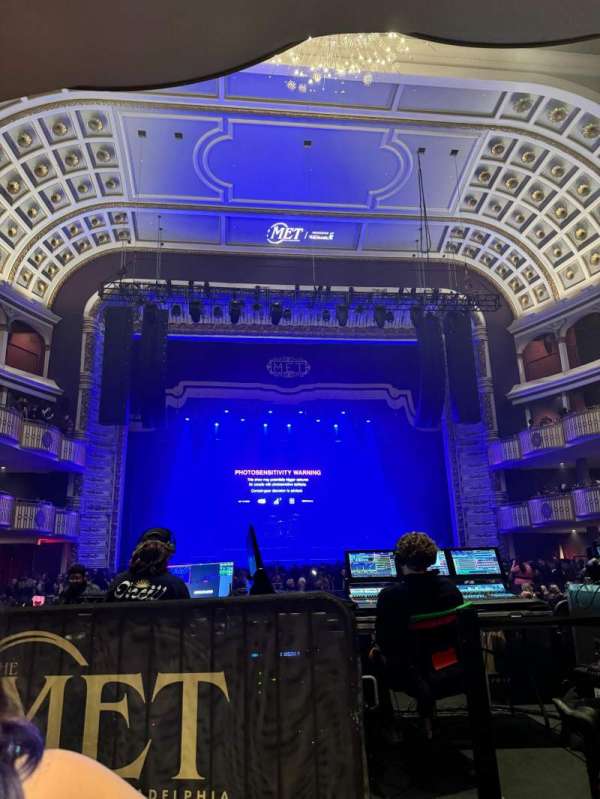 The Met Philadelphia, section: Orchestra 7, row: B, seat: 5