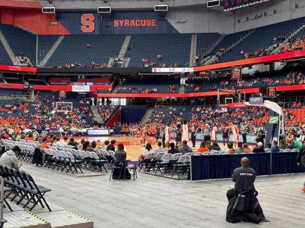 JMA Wireless Dome, section: 114, row: A, seat: 22